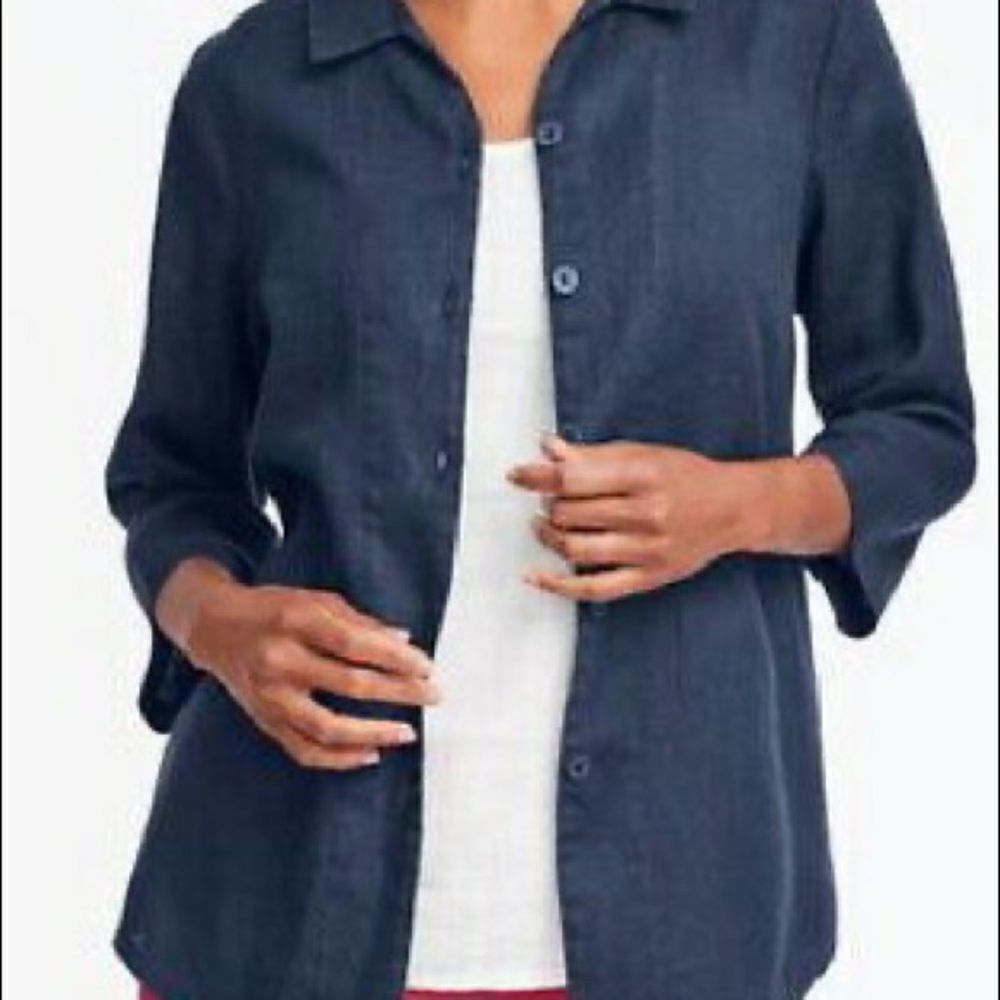 ✨Crossroads LINEN  In Line  Blouse ✨